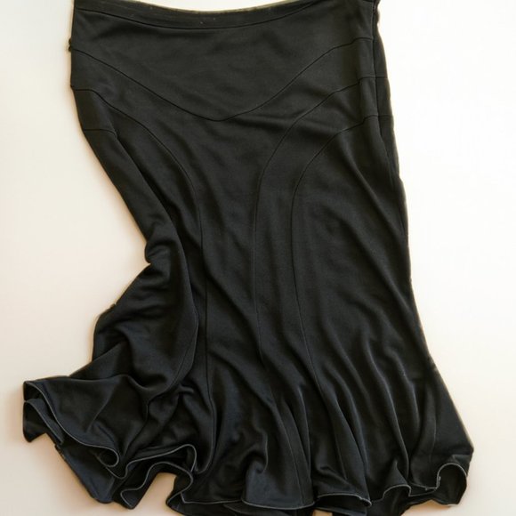 Giorgio Armani Dresses & Skirts - GIORGIO ARMANI VINTAGE BLACK LABEL Short Flowy Skirt Early 2000's Size 2 - Sheer